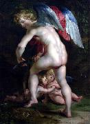 Peter Paul Rubens Cupid (Eros) Carves the Bow oil on canvas